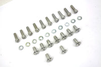 HARLEY Cadmium Outer Primary Cover Screw Set Stock Fits 1936-1940 EL,   1941-1964 FL,   1937-1948 UL