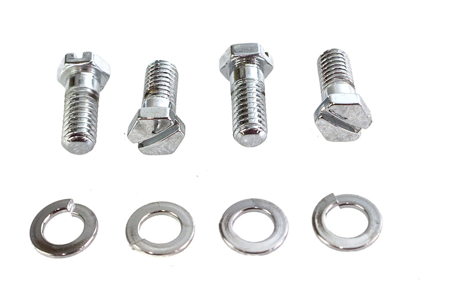 HARLEY Chrome Stock Carburetor Mount Screws Fits 1941-1965 FL,