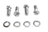 HARLEY Chrome Stock Carburetor Mount Screws Fits 1941-1965 FL,