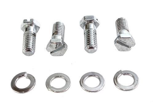 HARLEY Chrome Stock Carburetor Mount Screws Fits 1941-1965 FL,