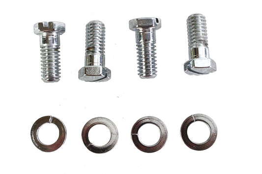 HARLEY Chrome Stock Carburetor Mount Screws Fits 1941-1965 FL,