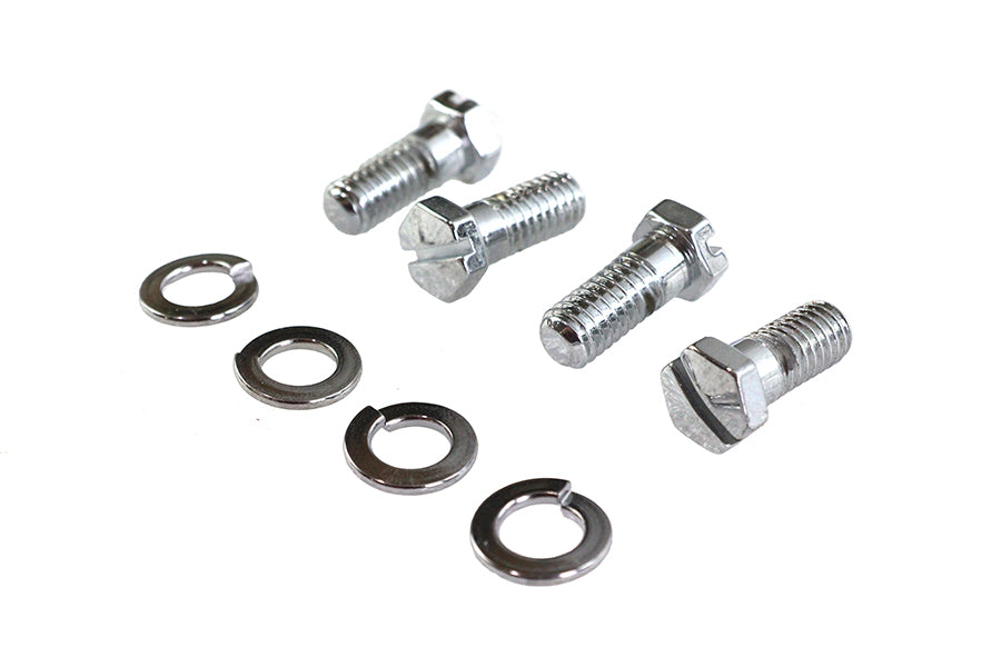 HARLEY Chrome Stock Carburetor Mount Screws Fits 1941-1965 FL,