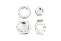 HARLEY Cadmium Rear Axle Nut and Lock Kit Fits 1936-1940 EL,   1941-1972 FL,   1971-1972 FX,   1937-