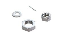 HARLEY Chrome Front Axle Nut Kit Fits 1930-1971 G,   1936-1940 EL,   1937-1948 UL,   1941-1971 FL,