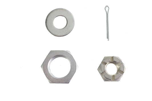 HARLEY Cadmium Front Axle Nut Kit Fits 1930-1971 G,   1936-1940 EL,   1937-1948 UL,   1941-1971 FL,
