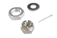 HARLEY Cadmium Front Axle Nut Kit Fits 1930-1971 G,   1936-1940 EL,   1937-1948 UL,   1941-1971 FL,