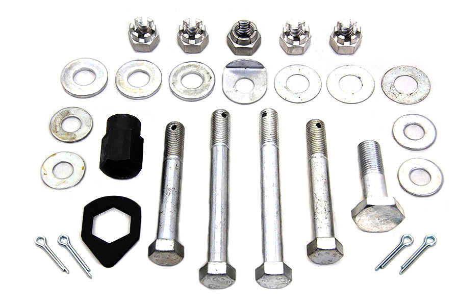 HARLEY Cadmium Upper and Lower Motor Mount Bolt Kit Fits 1936-1940 EL,   1941-1969 FL,