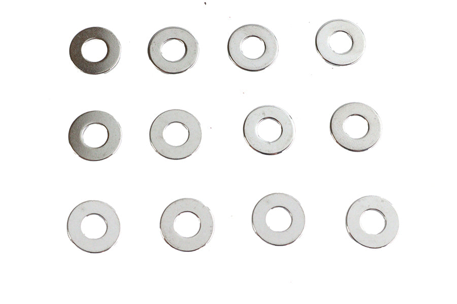 HARLEY Chrome Flat Washer 1/4 inch Inner Diameter Fits 0-  All, models