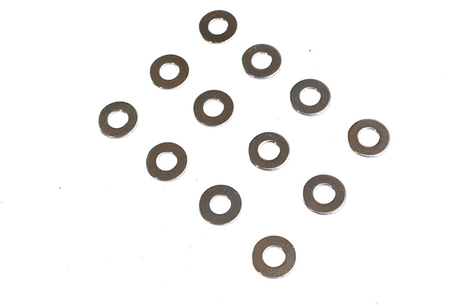 HARLEY Chrome Flat Washer 1/4 inch Inner Diameter Fits 0-  All, models