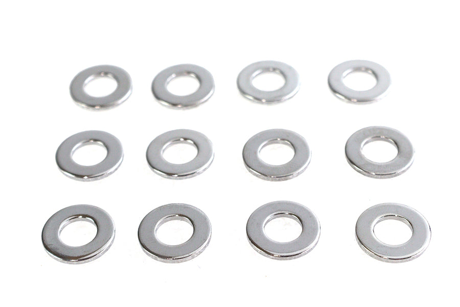 HARLEY Chrome Flat Washer 5/16 inchID Fits 0-  All, Models
