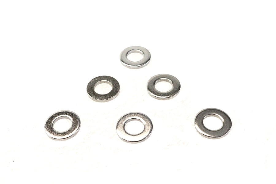 HARLEY Chrome Flat Washer 3/8 inchID Fits 0-  All, Models