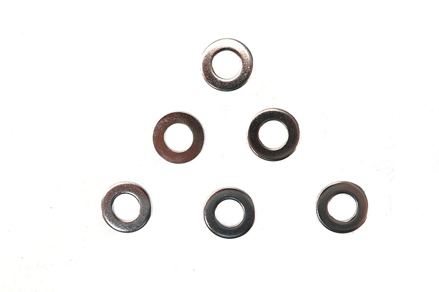 HARLEY Chrome Flat Washer 3/8 inchID Fits 0-  All, Models