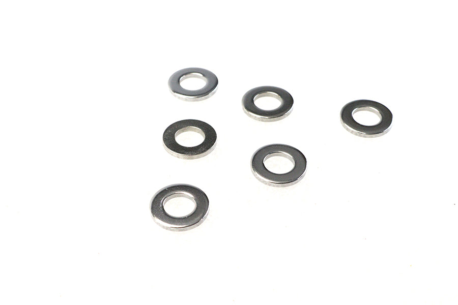 HARLEY Chrome Flat Washer 3/8 inchID Fits 0-  All, Models