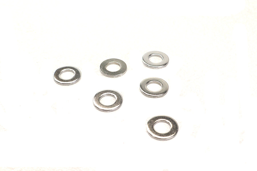 HARLEY Chrome Flat Washer 3/8 inchID Fits 0-  All, Models