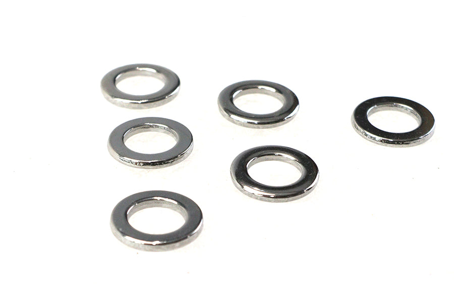 HARLEY Chrome Flat Washer 7/16 inchID Fits 0-  All, Models