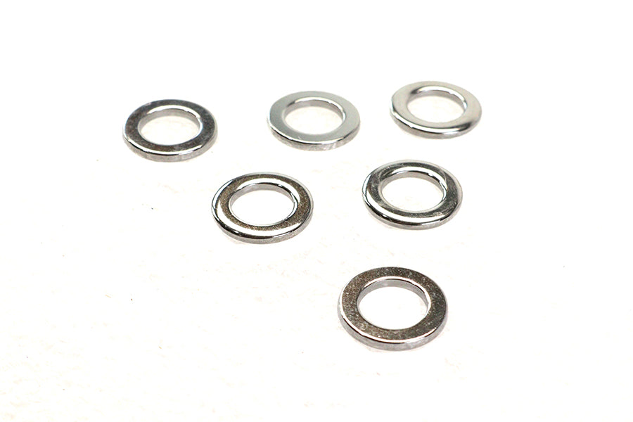 HARLEY Chrome Flat Washer 7/16 inchID Fits 0-  All, Models