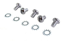 HARLEY Chrome Wheel Hub Star Cover Screws Fits 1936-1940 EL, front or rear 1941-1966 FL, front or re