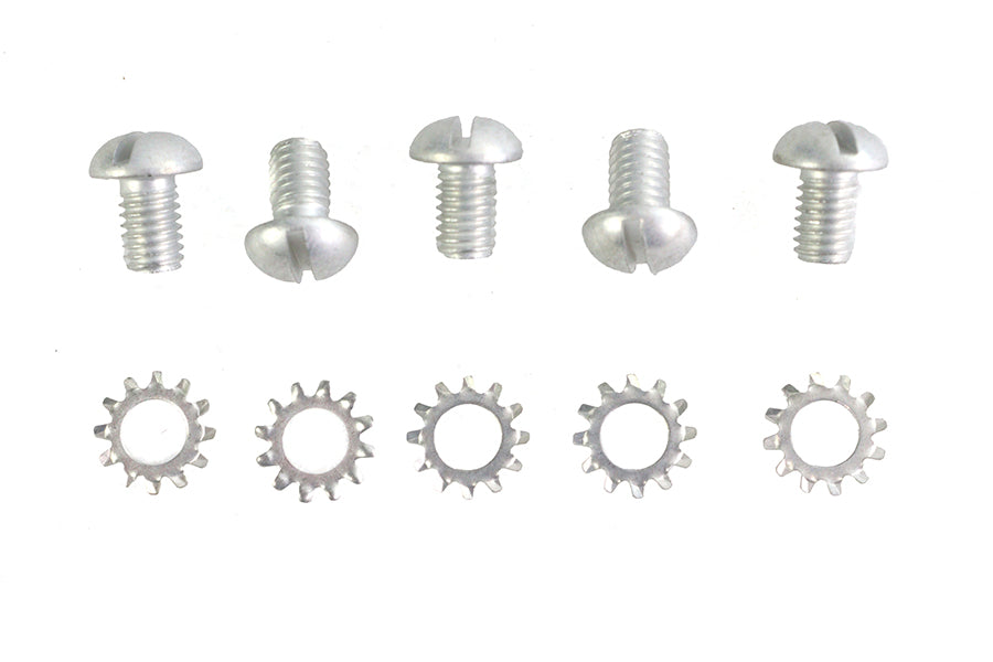 HARLEY Cadmium Wheel Hub Star Screws Fits 1936-1940 EL, front or rear 1941-1966 FL, front or rear 19