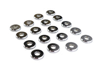 HARLEY Chrome Aluminum Head Washers Fits 1929-1952 WL,   1929-1973 G,   1937-1947 UL,