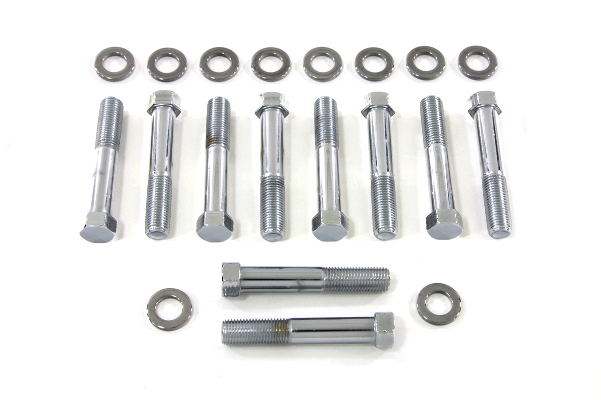 HARLEY Chrome Stock Head Bolt with Washer Fits 1948-1984 FL,   1971-1984 FX,