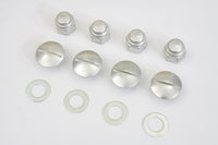 HARLEY Cadmium Rocker Shaft End Cap Nut Slot Type Fits 1966-1970 FL,   1957-1970 XL,