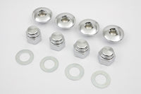 HARLEY Rocker Shaft End Nut Stock Allen Type Chrome Fits 1971-1984 FL,   1971-1984 FX,   1982-1983 F