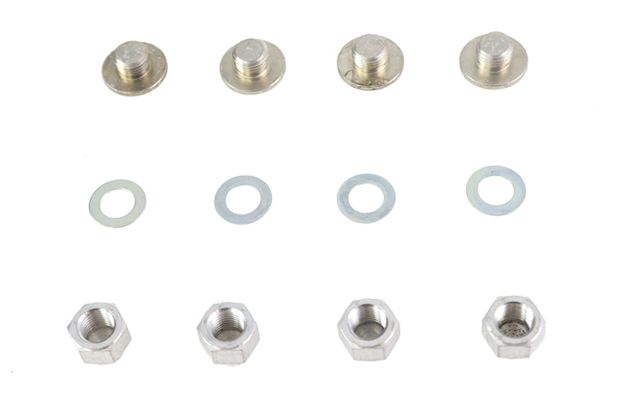 HARLEY Rocker Shaft End Plug and Cap Nut Cadmium Fits 1971-1984 FL,   1971-1984 FX,   1979-1983 FLT,