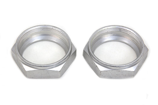 HARLEY Cadmium Manifold Nuts Fits 1937-1973 G,   1937-1952 WL,