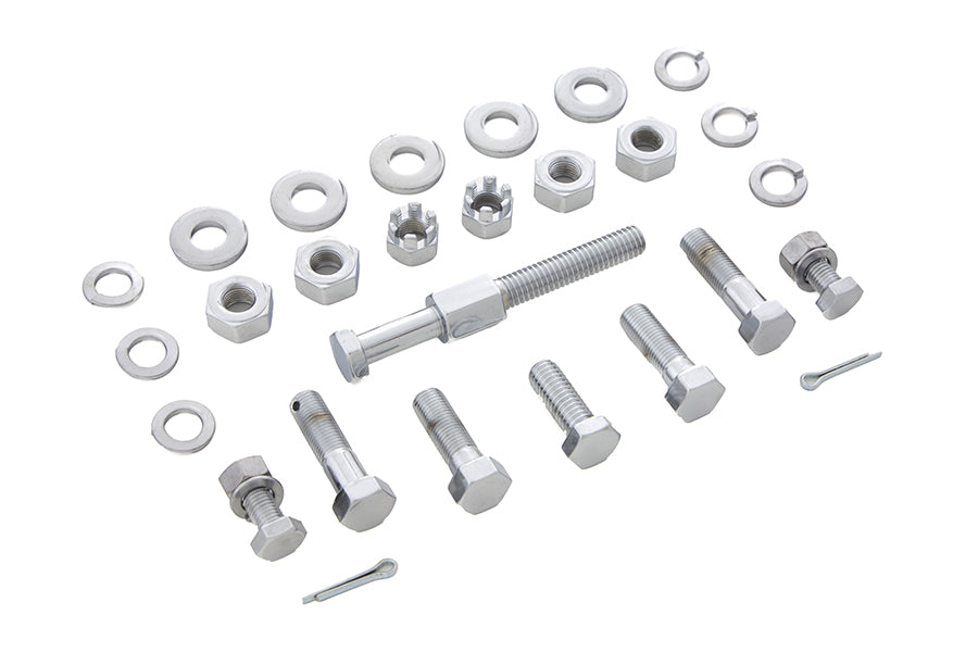 HARLEY Chrome Transmission Mount Kit Fits 1936-1940 EL,   1937-1948 UL,   1941-1964 FL,