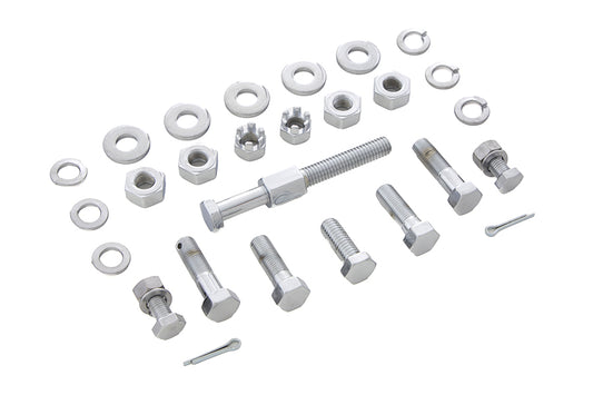 HARLEY Chrome Transmission Mount Kit Fits 1936-1940 EL,   1937-1948 UL,   1941-1964 FL,