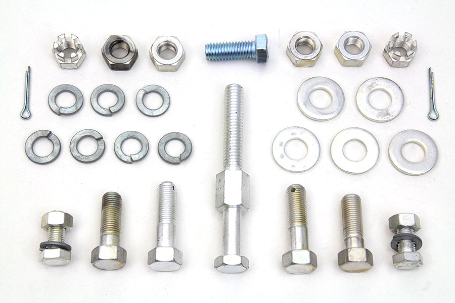 HARLEY Cadmium Transmission Mount Kit Fits 1936-1940 EL,   1937-1948 UL,   1941-1964 FL,