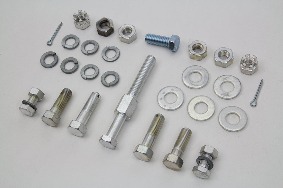 HARLEY Cadmium Transmission Mount Kit Fits 1936-1940 EL,   1937-1948 UL,   1941-1964 FL,