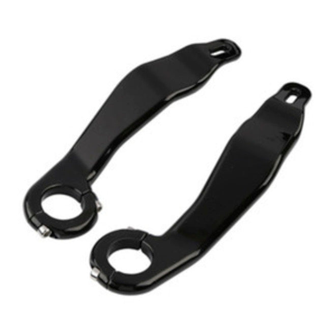 Custom Chrome HARLEY GLOSS BLACK FAIRING SUPPORT BRACKET MOUNTING KITS