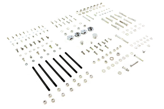 HARLEY Cadmium Stock Style Hardware Kit Fits 1936-1939 EL,