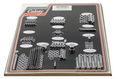 HARLEY Chrome Stock Style Hardware Kit Fits FL 1948-1957,