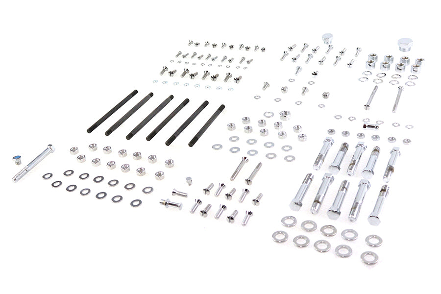 HARLEY Chrome Stock Style Hardware Kit Fits FL 1948-1957,