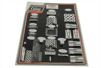 HARLEY Kadmium Standard Hardware-Kit für Aluminiumköpfe Passend für 1940–1948 UL,