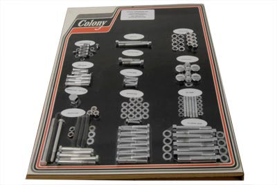 HARLEY Stock Style Hardware Kit Chrome Fits XLCH 1957-1969,