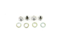 HARLEY Rocker Shaft Cadmium End Cap Type Nuts with Washers Fits 1966-1984 FL,   1971-1984 FX,   1979