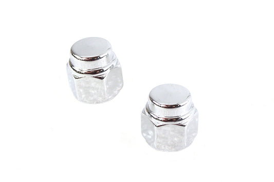 HARLEY Chrome Cap Nut Fine 7/16 inch-20 Thread Fits 0-  All, Models