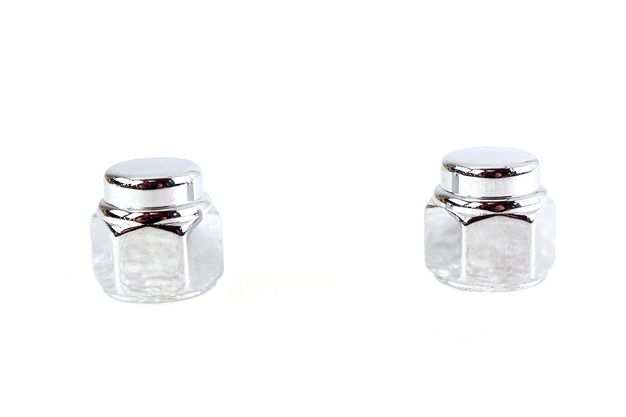 HARLEY Chrome Cap Nut Fine 7/16 inch-20 Thread Fits 0-  All, Models