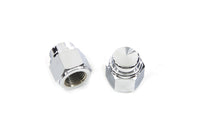 HARLEY Chrome Cap Nut Fine 1/2 inch-20 Thread Fits 0-  All, Models