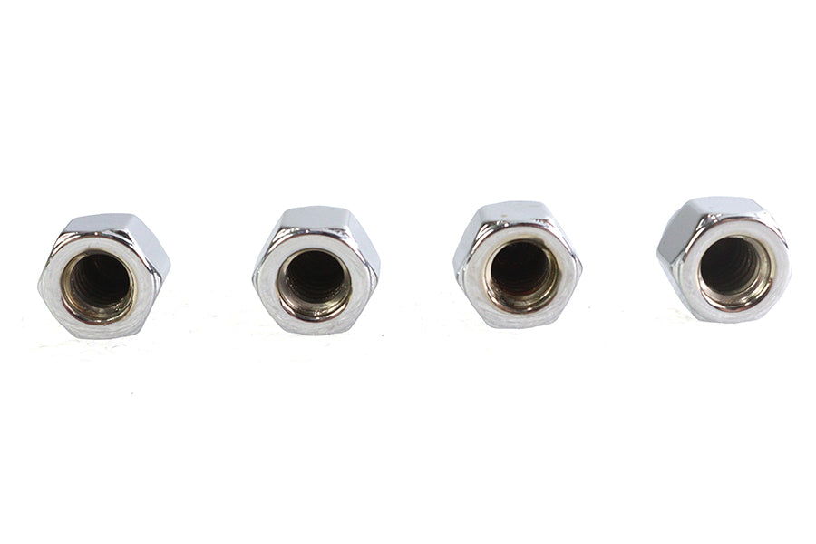 HARLEY Chrome Cap Nut 5/16 inch-18 Coarse Thread Fits 0-  All, Models
