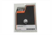 HARLEY Chrome Cap Nut 1/2 inch-13 Coarse Thread Fits 0-  All, Models