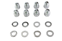 HARLEY Cylinder Base Nut Kit Cap Chrome Fits 1941-1977 FL,   1971-1977 FX,   1936-1940 EL,