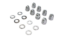 HARLEY Cylinder Base Nut Kit Cap Chrome Fits 1941-1977 FL,   1971-1977 FX,   1936-1940 EL,