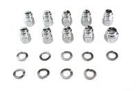 HARLEY Chrome Transmission Side Cover Kit Fits 1936-1940 EL,   1937-1948 UL,   1941-1984 FL,   1971-