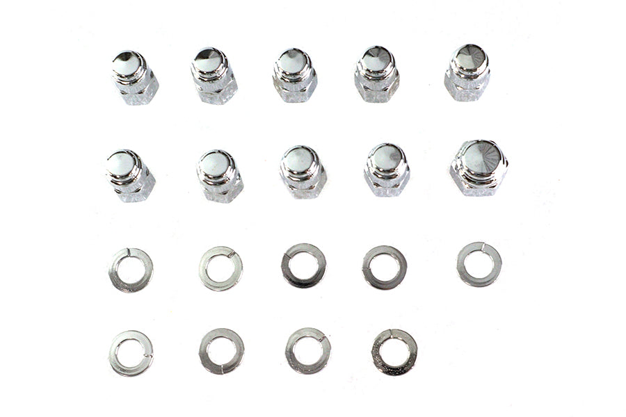 HARLEY Chrome Transmission Side Cover Kit Fits 1936-1940 EL,   1937-1948 UL,   1941-1984 FL,   1971-