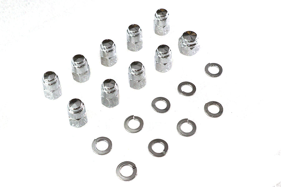 HARLEY Chrome Transmission Side Cover Kit Fits 1936-1940 EL,   1937-1948 UL,   1941-1984 FL,   1971-