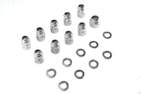 HARLEY Chrome Transmission Side Cover Kit Fits 1936-1940 EL,   1937-1948 UL,   1941-1984 FL,   1971-